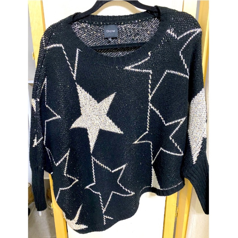 Warm, chic star sweater